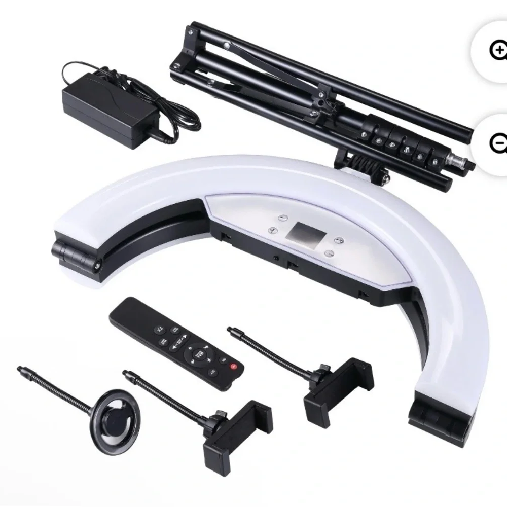 Vitar Full Color Foldable Ring Light Set - Black- NEW IN BOX.